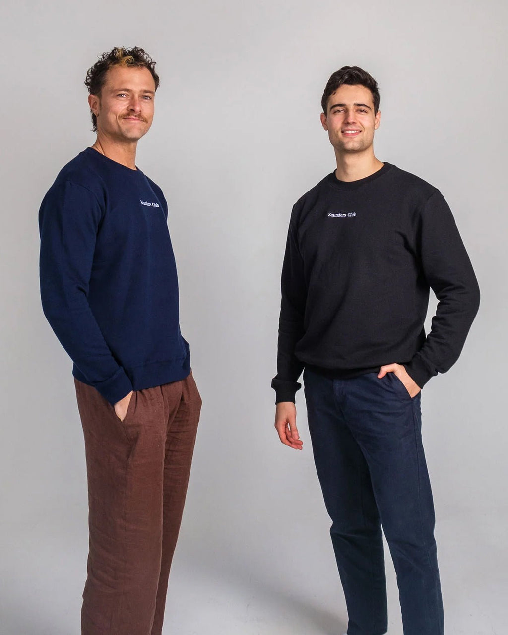 Cozy Crew-neck Sweaters - Saunders Club