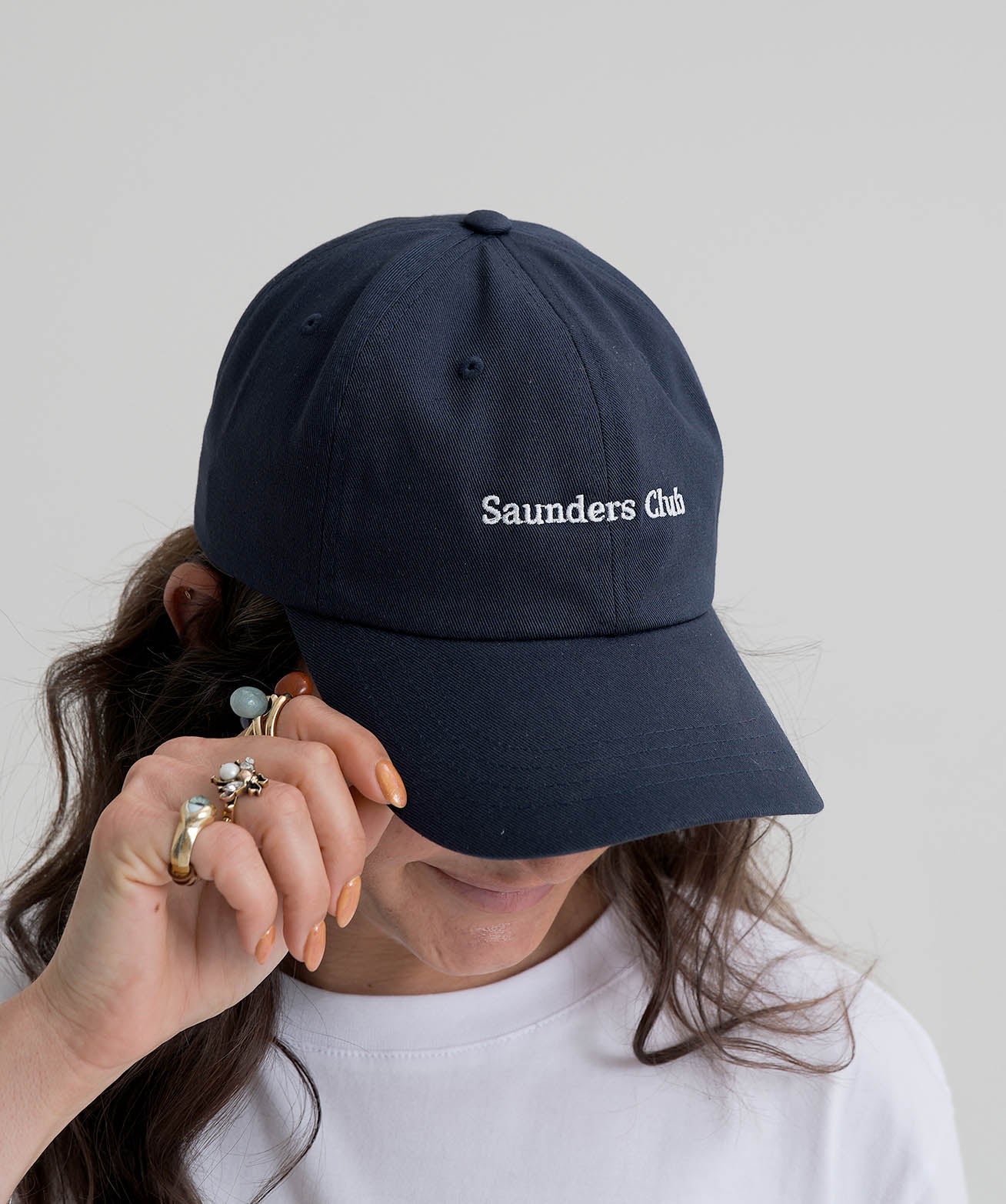 Navy Cap - Saunders Club